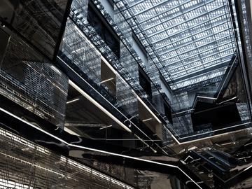 Glass room divider - Decorated glass by Capoferri Serramenti - view 2